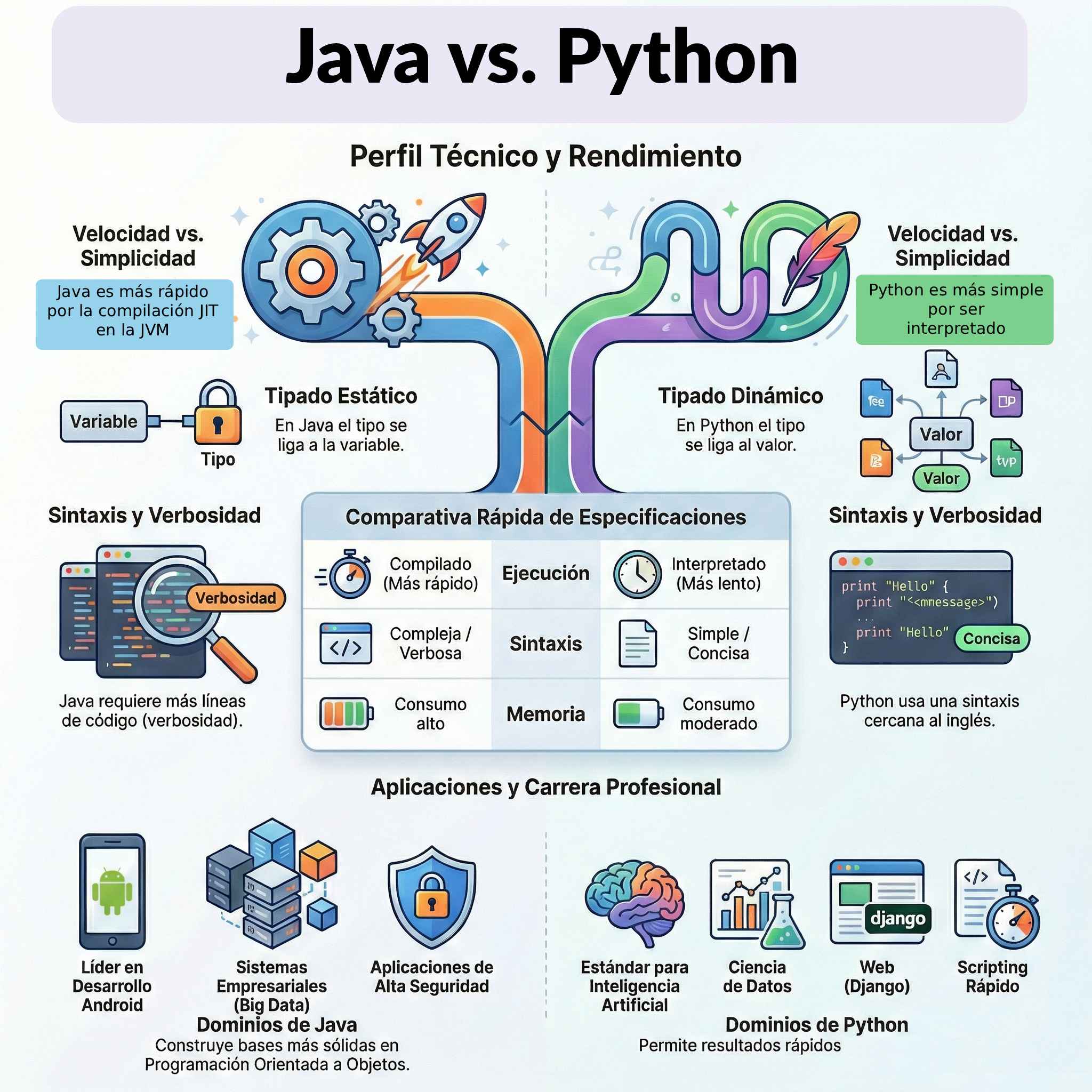 Comparativa Java vs Python