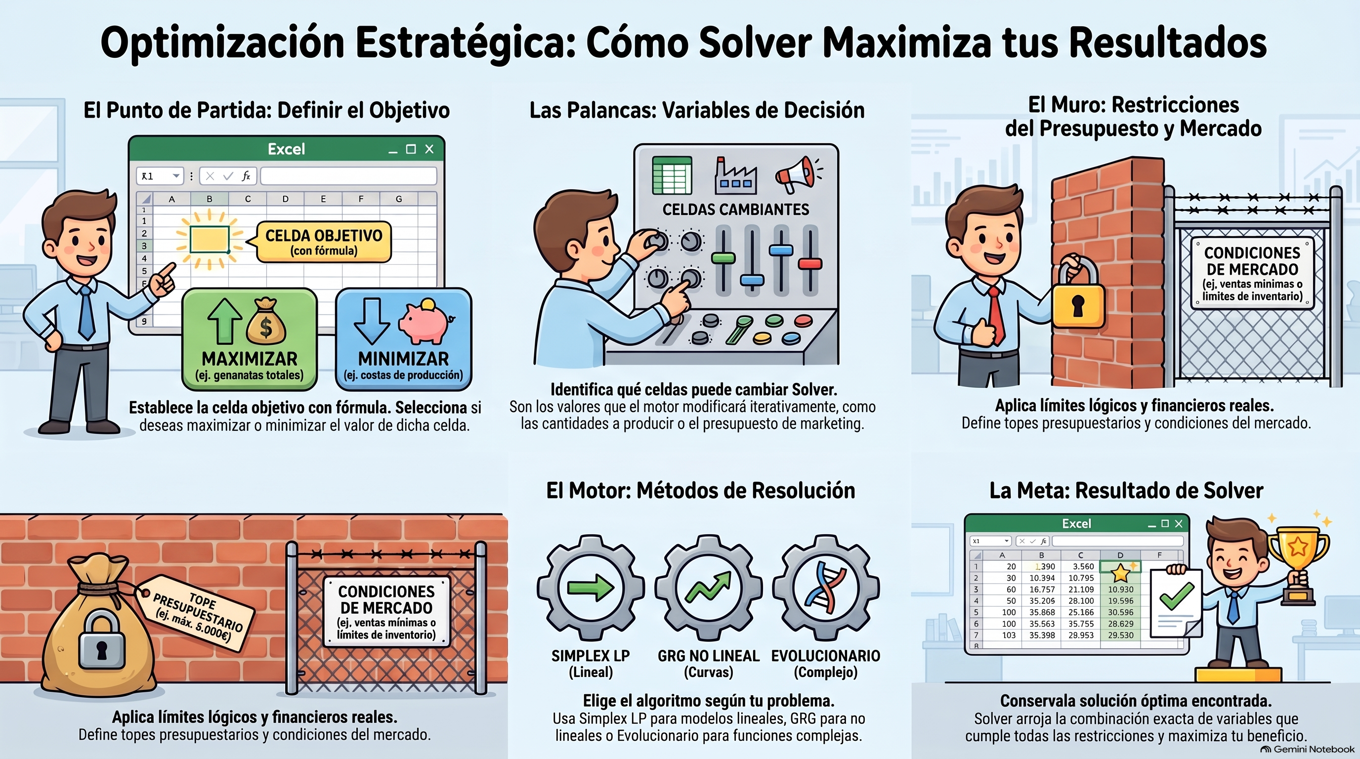 Procedimiento de uso de solver